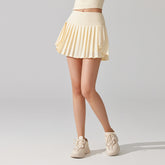 Breathable A Line Pleated Tennis Skirt With Liner Anti Exposure Sports Skort Golf Mini Skirt