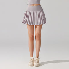 Breathable A Line Pleated Tennis Skirt With Liner Anti Exposure Sports Skort Golf Mini Skirt