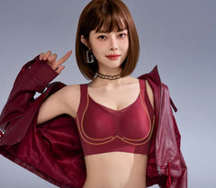 Simple soft support, Glossy, Non-scarf, Anti-sagging, Corset, Lifting, Anti-gravity, Non-inductive, Underwired bra