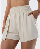 Quick-drying skinny fake two-piece shorts