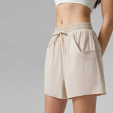 Anti-light fake two pieces of quick-drying shorts