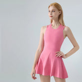 Summer fitness sleeveless sports dress