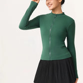 High elasticity, Slimming, Breathable, Nude fitness clothes, Yoga long-sleeved tops