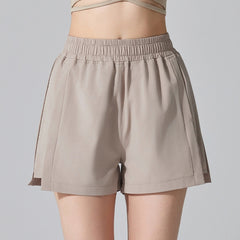 Loose straight side pocket three-point pants