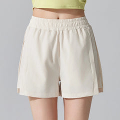 Loose straight side pocket three-point pants