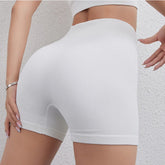 Threaded high-stretch V-waist athletic shorts
