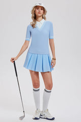 Collegiate golf tennis sports suit