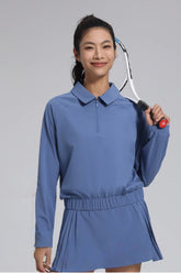 Loose waist sunscreen tennis long sleeves