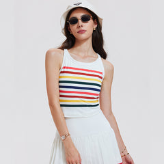 Colorful red quick-drying outdoor fitness tennis yoga sports vest