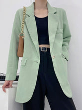 Blazer Turn down Collar Long Sleeve Casual Jackets