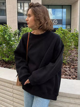 Casual Oversized Crewneck Sweatshirt Top