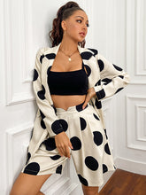 Dot Loose Casual Blazer
