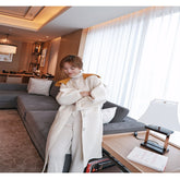 Elegant Double-Sided Handmade Large Lapel Coat