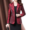 Elegant Loose Temperament Button Intellectual Generous Notched Tops