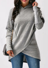 Fashion Casual Long Sleeve Hooded Sweater