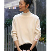 Fashion Solid Knitted Casual Sweaters