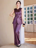 Formal Single Breasted Business Work Blazers And Ankle-Length Pant 2 Piece Set