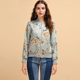 Gorgeous Jacquard Beading Vintage Jacket