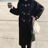 Horn Buckle Double-sided Wool Outerwear