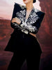 Luxury Spliced Button Slimming Tunic Temperament Mini malsit Coat
