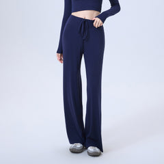 Loose Straight-Leg Sports Pants - Slimming Athletic Trousers