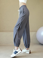 Loose Fit Joggers Quick Dry Lightweight Pants Breathable Cuffed Trousers Casual Sports Sweatpants