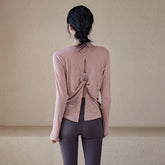 Loose slimming long-sleeve cover-up