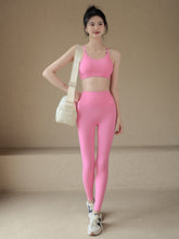 Bright dopamine slimming yoga tight trousers