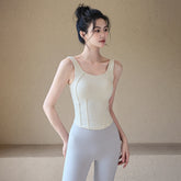 One-Piece Gathered Camisole Bra