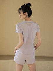 Professional quick-drying short sleeves