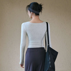 New Autumn Comfortable Pilates Training Fitness Long Sleeves