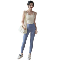 All-in-one halterneck shockproof running training gym bra
