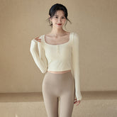 Long Sleeve Top with Pads