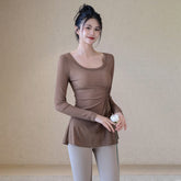 Thin breathable slimming sports cover-up