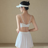 A high-quality slim back suspender bra