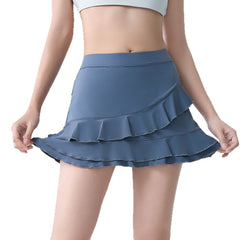 Quick-drying, Stretch, Anti-walking light, Fitness exercise, Yoga, Running, Tennis, Skirts, Shorts, Skirts