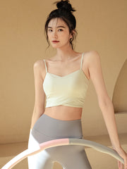 A high-end feel can be worn with a sports bra