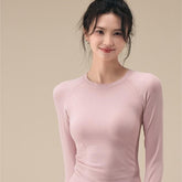 Slim slim and high-elastic sports T-shirt