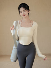 Quick-drying long sleeves with chest pad