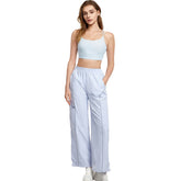 Loose, Casual, Versatile, Reflective cargo pants, Sweatpants, Wide-leg pants