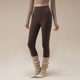 Autumn and winter new buttock lifting and belly tights Pilates fitness pants