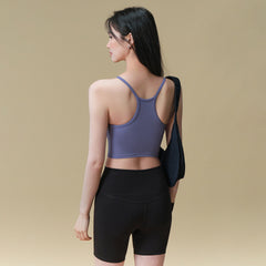 All-in-one yoga camisole