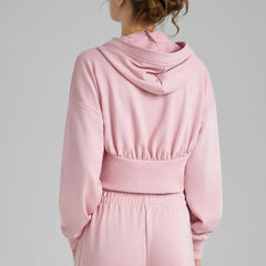 Double zip short waist running sports jacket