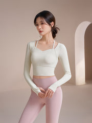 Sexy slimming and quick-drying sports long sleeves