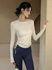 Tight slimming yoga long sleeves