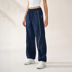 Quick-drying thin loose leg straight-leg sweatpants