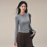 New tight-fitting, Slimming, Nude, Comfortable and breathable yoga top