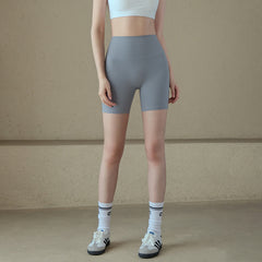 Slim slim peach hips breathable sports training fitness cycling three-point pants