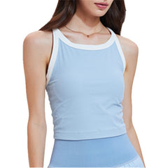 High-strength shockproof contrast quick-drying sports bra