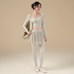 High-value mesh beauty back gym suit top with chest pad